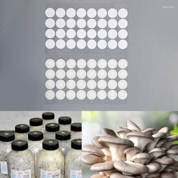 32Pcs/sheet Synthetic Sterile Mesh Philtre Paper Stickers 20mm Hydrophobic Breathable Membrane For Mushroom Cultivation Wide Mout