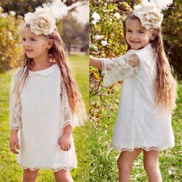 Girl Dresses Flower With Sash Lace Appliques Custom Made Ball Gown First Communion For Kids