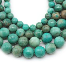 Beads A Natural Stone Burmese Jades Round Spacer Loose 6 8 10mm For Jewellery Making DIY Necklace Bracelet Accessories