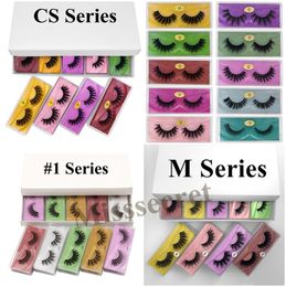 3D Mink Eyelashes Mix Styles Faux Lashes Natural Soft False Eyelash Extension for Eye Makeup Customise Logo Label2074383