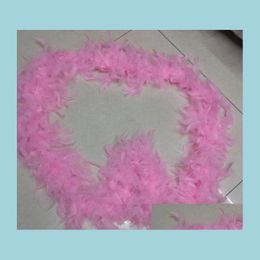 Other Event Party Supplies Feather Scarves 2 Meter Strip 50 grams Marabou Boa Drop Delivery Home Garden Festive Dhgci