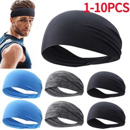 2PC Headbands 1-10PCS Hair Band Hair Ribbon Women Men Fitness Elastic Headband Turban Sweat Absorption Breathable Quick Drying Outdoor Sports Y23