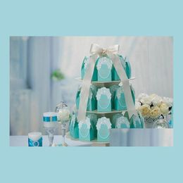 Gift Wrap Blue Sweet Love Choclate Box Birthday Baby Shower Favor Bag Present Party Decorstions Drop Delivery Home Garden Fe Dh4Rp