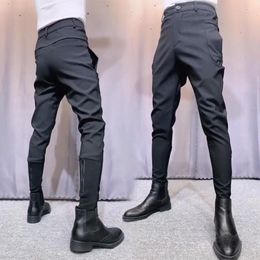 Men's Suits 2023 Spring Autumn Casual Pants Men High Quality Streetwear Cotton Joggers Harajuku Fashion Harem Jogging For Man J22