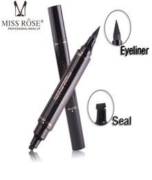 MISS ROSE Winged Eyeliner Stamp Dual Ended Liquid Eye Liner Pen Waterproof Smudge Proof Long Lasting Eyeliners Pencil Vamp Style8145882
