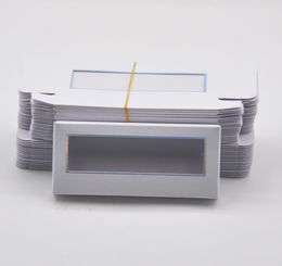 whole New false eyelash packaging paper Box lash White boxes packaging custom logo faux cils 25MM Mink eyelashes Cosmetic Case5906332