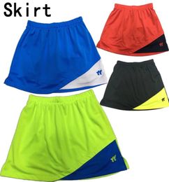 2017 Yoga Skorts Women039s Tennis Flounce Elastic Pleated Skirt Pants Knee Length Culotte Badminton Clothe1220154