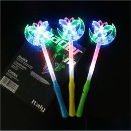 Other Festive Party Supplies Fivepointed Star Glow Stick Love Butterfly Moon Electronic Flashing Light Led Snowflake Creative Gift Dhzju