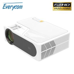 Other Electronics Everycom YG625 Projector LED LCD Native 1080P 7000 Lumens Support Bluetooth Full HD USB Video 4K Beamer for Home Cinema Theatre 231117