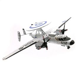 Aircraft Modle 172 Aeroplane Model United States E2C Hawkeye Airborne Early Warning Assembly DIY Military Toys 231118