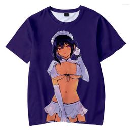 Men's T Shirts Saikin Yatotta Maid Ga Ayashii T-shirt Short-sleeved 3D Summer Women Men Anime Cute Tee