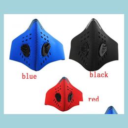 Designer Masks Pm2.5 Protective Dust Mask Personality Winter Antifog Activated Carbon Sunsn Riding Antiformaldehyde Cotton Drop Deli Dho8L