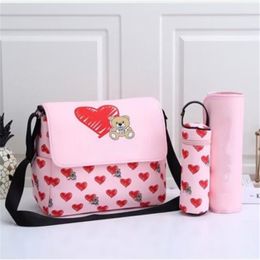 TOP Quality Baby Designer Diaper Bags Large Capacity Waterproof Nappy Bag Kits Mummy Maternity Bag change Mat bottler Holder Travel Nursing Handbag