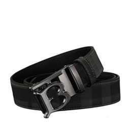 burrberrry Belts Top Quality Luxury Designer Belt Mens Buckle Designer Belt Classic Belts Gold And Silver Black Buckle Casual Width 38cm Size 100125cm Fashion G