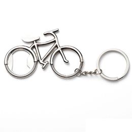 Keychains Lanyards Bicycle Bottle Opener Keychain Metal Corkscrew Key Chain Keyring Kitchen Tools Drop Delivery Fashion Acc Dhgarden Dhjbk