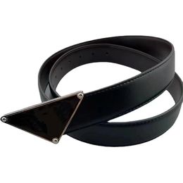 Luxury Mens belt womens designer black smooth buckle valentine christmas day gift fashion leather waistband woman belts for man belt bag cinturon cinto Silver AAAAA