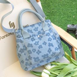 Evening Bags 2023 Women Nylon Cloth Lady Messenger Bag Top Handle High Quality Durable Waterproof Crossbody Designer Handbag