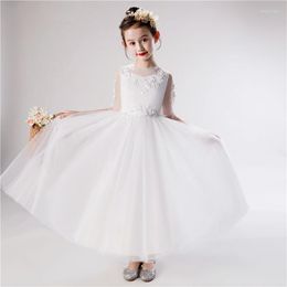 Girl Dresses Children's Evening Dress Princess Host Small Wedding Long Model Show Costume Spring And Summer