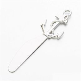 Party Favour Ocean Pizza Knife Animal Seahorse Anchor Heart Shaped Metal Butter Knives Creative Souvenirs 3 8Lt E1 Drop Deliv Dh4V5