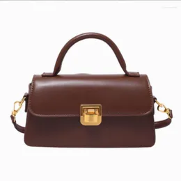 Waist Bags 2023 Fashion Women Handbag Ladies Retro Shoulder Bag Classic Messenger Solid Colour Leather Women's