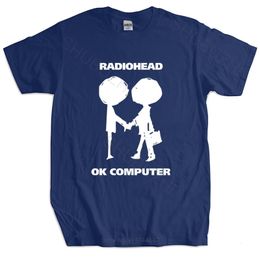 Mens TShirts men brand t shirt summer cotton tshirt Radiohead OK Computer OKNOTOK Music Rock BandBlack TShirt euro size 230419