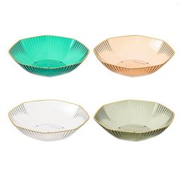 Storage Bottles Salad Plate Resin Serving Dish Bread Plates Dessert For Table Centrepiece Jewellery Kitchen Counter Decoration