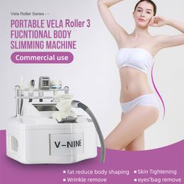 Professional Vela Roller Cavitation Laser Slimming Cellulite Removal Fat Loss RF Wrinkle Removal Face Rejuvenation Vacuum Shape Machine SPA