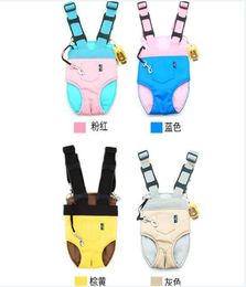 Petshy Adjustable Dog Backpack Kangaroo Breathable Front Puppy Dog Carrier Bag Pet Carrying Travel Legs Out bag 4 Color1402902