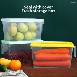 Storage Bottles Jar Not Mixing Taste Anti-slip Grooves With Handle Refrigerator Food Fruit Fresh-keeping Box Store