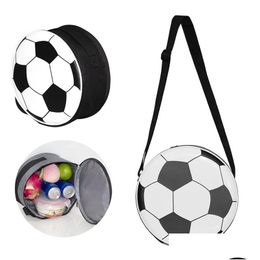 Lunch Boxes Bags Oxford Cloth Bag Football Insation Portable School Office Outdoor Picnic Bags Drop Delivery Home Garden Kit Dhgarden Dhbea