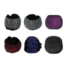 Steering Wheel Covers Universal Cover Elastic With Rhinestones 38cm For Cars