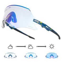 Outdoor Eyewear Red Blue Pochromic Men Women Road Bike Glasses Bicycle Eyepieces MTB Goggles Sport Fishing Sunglasses Cycling Eyewear 231118