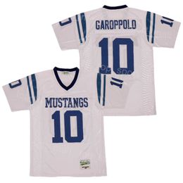 High School Football 10 Jimmy Garoppolo Jersey Rolling Meadows Mans Moive Pure Cotton Breathable College For Sport Fans Pullover Stitched HipHop Team White Sale