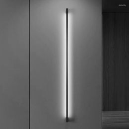 Wall Lamps Modern Minimalist LED Strip Lamp Bedroom Dining Room El Model Corner Line Living Aisle