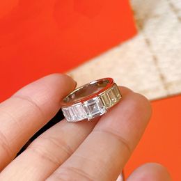 H ring for woman designer couple 925 silver diamond size 6-8 T0P Advanced Materials official reproductions European size Jewellery crystal gift for girlfriend 015