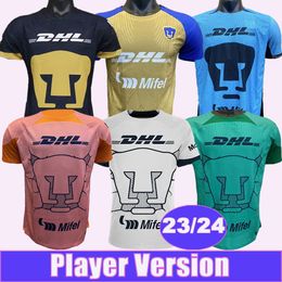 2023 24 MEXICO CLUb UNAM Cougar Player Version Mens Soccer Jerseys J. I. DINENNO E.SALVIO DEL PRETE A. ORTIZ ALDRETE Home Away 3rd GK Training Wear Football Shirts