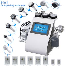 Body Sculpting & Slimming 40k Ultrasonic Cavitation 9 in 1 Slimming Vacuum Laser losing Weight Shaping Machine