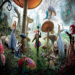 Alice in Wonderland HD Print Wall Art Prints on Canvas Picture for Living Room Home Decor Unframed7490289