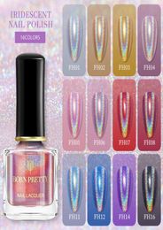 BORN PRETTY 3D Glitter Nail Polish 6ml Holographic Chameleon Nail Varnish Lacquer Black Base Needed3008203