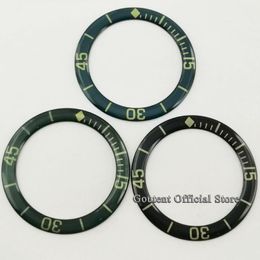 Watch Repair Kits Goutent 42.7mm Bezel Insert Blue/Black/Green Flat Ring Mens Watches Replace Accessories Tools &
