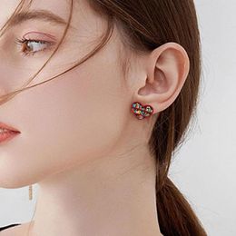 Hoop Earrings Women's Bookshelf Lover Gift Acrylic Flat Back Stud Jewellery For Women Set