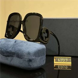 with box Fashion Women Designer Sunglasses for Eyewear and Men Sunglass Model Special UV 400 Protection Letter Big Leg Double Beam Frame Outdoor