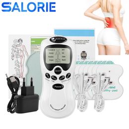 Other Massage Items 8 Modes Tens Unit EMS Muscle Stimulator Physiotherapy Microcurrent Low Frequency Pulse Anti-cellulite Electric Body Massager EMS 230419