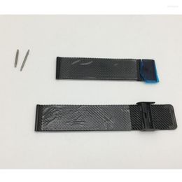 Watch Bands 22MM Substitute For NH35 NH36 Fine Steel Watchband Thickened Mesh Belt 4 Surface Grinding