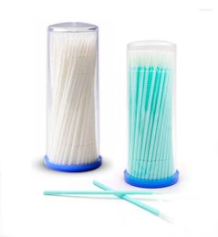 Makeup Sponges 100pcs Disposable MicroBrush Eyelashes Extension Mascara Swab Applicator Wands For Individual Lash Removing6214263