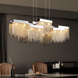Modern Luxury Crystal Chandelier Interior Decoration Creative Luster Led Lamps Villa Dining Room Bedroom Living Room Chandelier