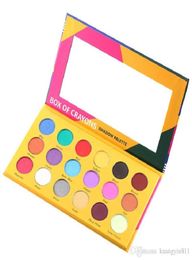 High Quality PaletteBOX OF CRAYONS Cosmetics Eyeshadow Palette 18 Colors Eyeshadow Palette Shimmer Matte EYE beauty5781855