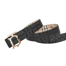 Burrberry Belt Designer Top Quality Women Belt Stripe Comfortable Fashion Mens Sides With Delicate Check Waistband Casual Belts Smooth B4GD