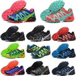 2024 fashion running shoes Speed Cross 3.0 III CS mens Black red white Dark blue apple green yellow men trainers outdoor sports sneakers 40-46 Z11