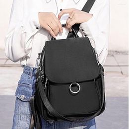 School Bags Fashion Shoulder Backpack Large Capacity Casual Waterproof Bag Simple Female Rucksack Travel Crossbody